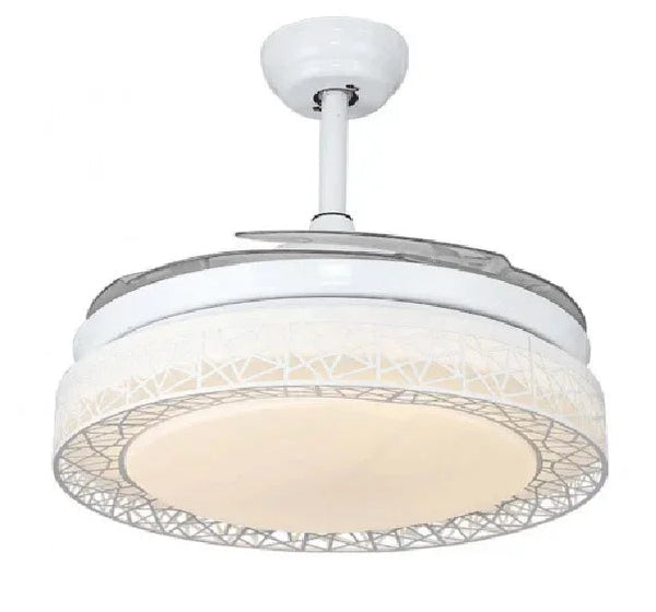 DecorBites™ Gold Ceiling Fan Lights Remote Control 36/42inch Dining Bedroom Living Luminaria Decorbites