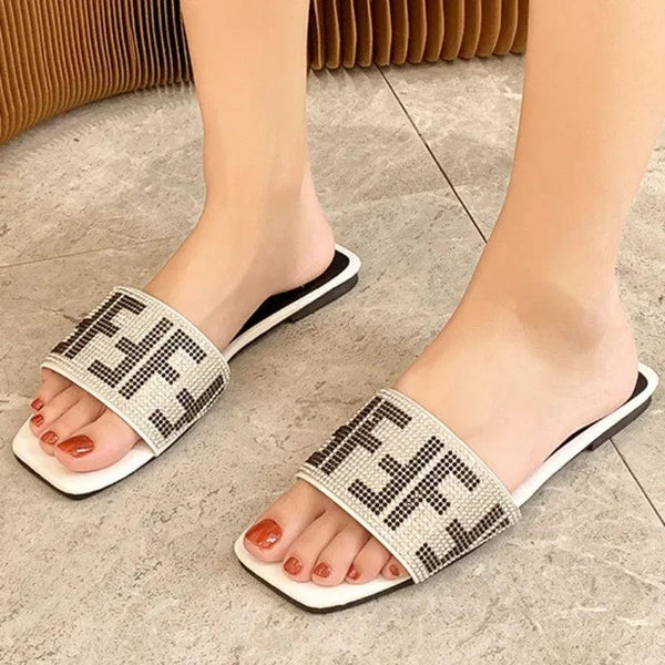 2024 Summer New Fashion Square Toe Ladies Slippers - Sexikinis Swim - Gifts for You 'n Me
