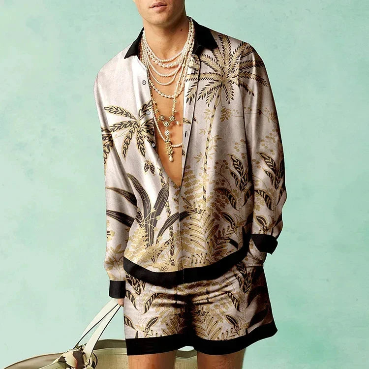 Luxury European Beach shorts set - Sexikinis Swim