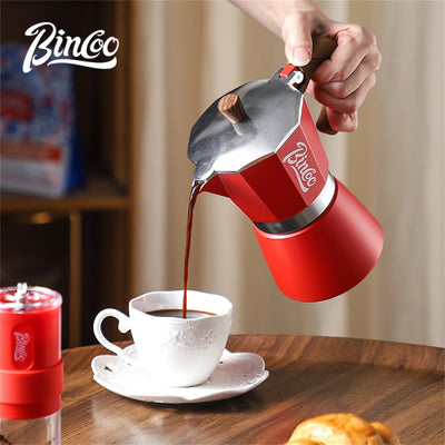 300ml Moka Pot - Italian Espresso Stovetop Coffee Maker for Home Baristas