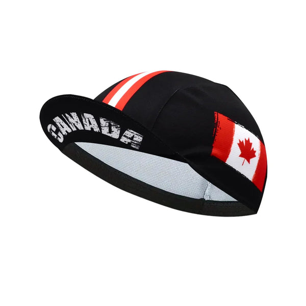 Classic Canada National Flag Pro Team Cycling Cap Riding Outdoor Sports MTB Bicycle Hat OneLoveCanada
