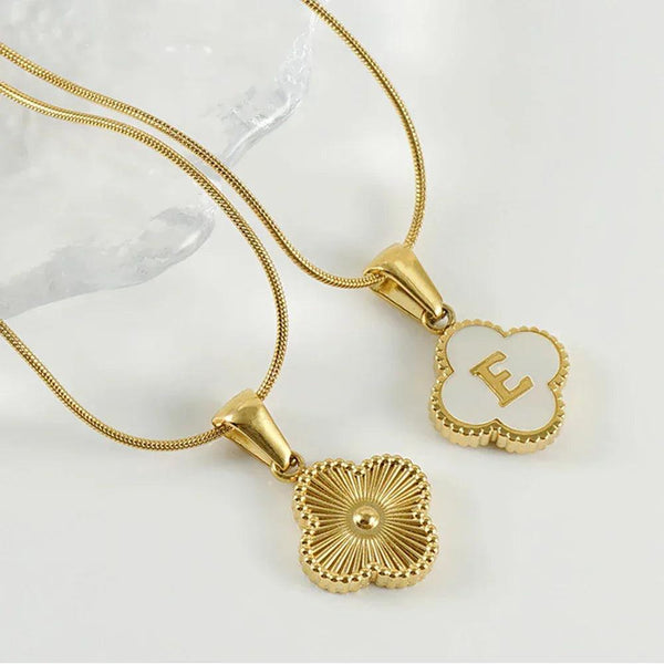 Lucky Clover Stainless Steel Pendant Necklace - Sexikinis Swim - Gifts for You 'n Me