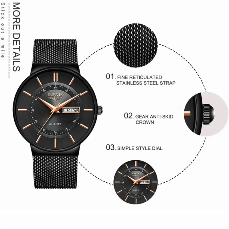 LIGE PrestigeMaster Elite Watches