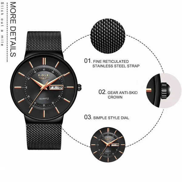 LIGE PrestigeMaster Elite Watches