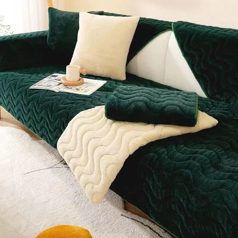 Sofa Cover Couch – Waterproof Couch Cover, Fitted Couch Throw Cover for All Seasons