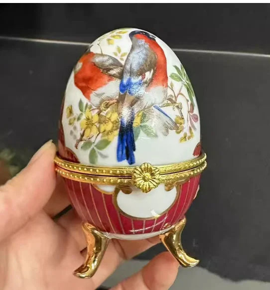 Cartoon 3D Relief Colorful Handdrawn Flower Tank Jar Jewelry Box Ring Box Tin Milk Jug Vase Tableware Household