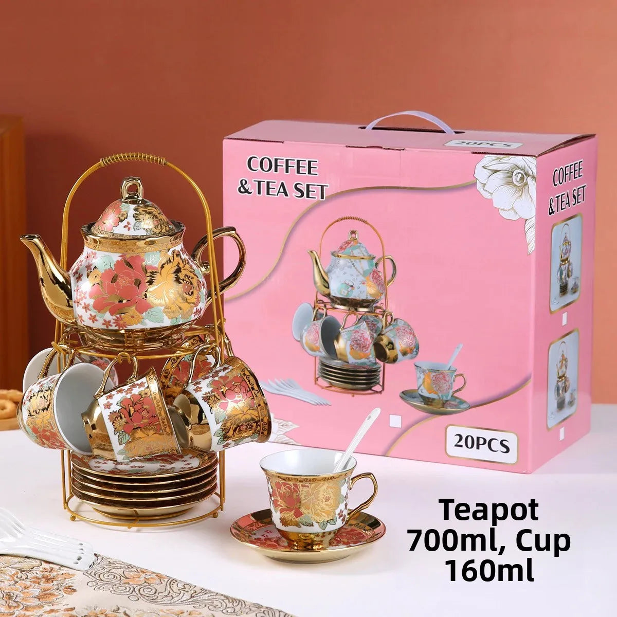 European Sle Cerc Coffee Cup And Plate Set ternoon Tea Set Electroplated Coffee Utensils 3 Piece Set ular Model