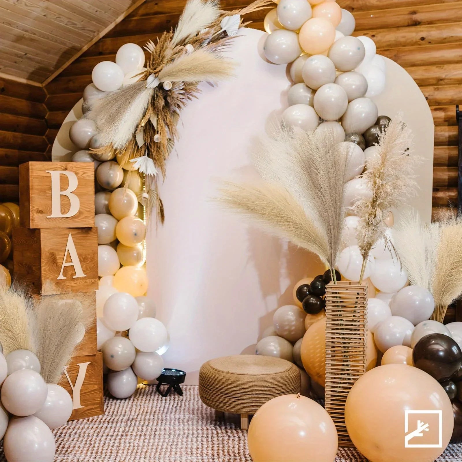6PCS Artificial Pampas Grass Decor Flowers Fake Plant Reed for DIY Floral Table Arrange Flower Wedding Home Christmas Decoration