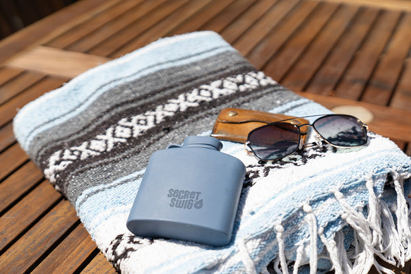 Signature Silicone Hip Flask 8Floz Secret Swig®