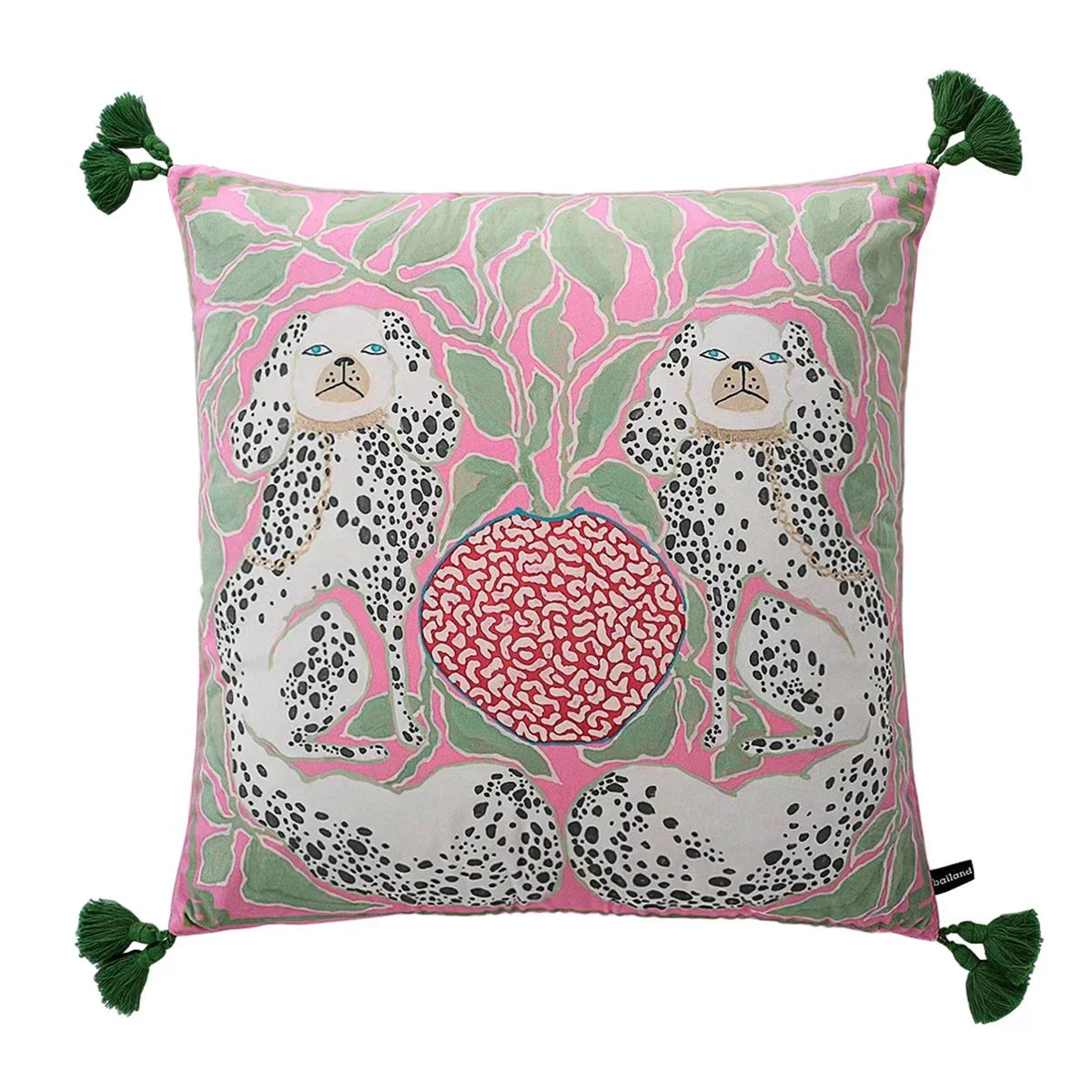 Cheetah Tassel Cushion Cover