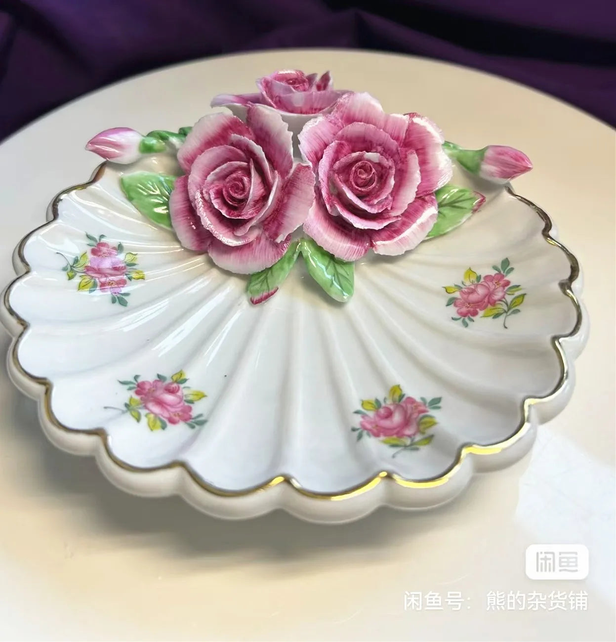 Resin Flower Jewelry Storage Box Vase Flower Basket  Jewelry Case Storage Jewelry Organizer Display Home Decor Ornament