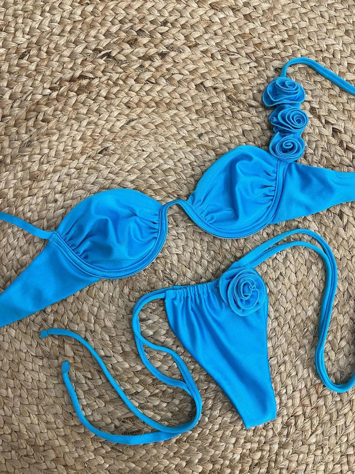 Flower Diva two piece swimsuit - Sexikinis Swim