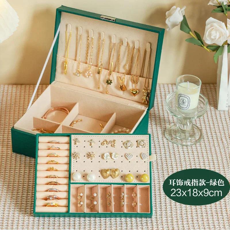 Jewelry Storage Box – Necklace & Earrings Organizer for Gifts
