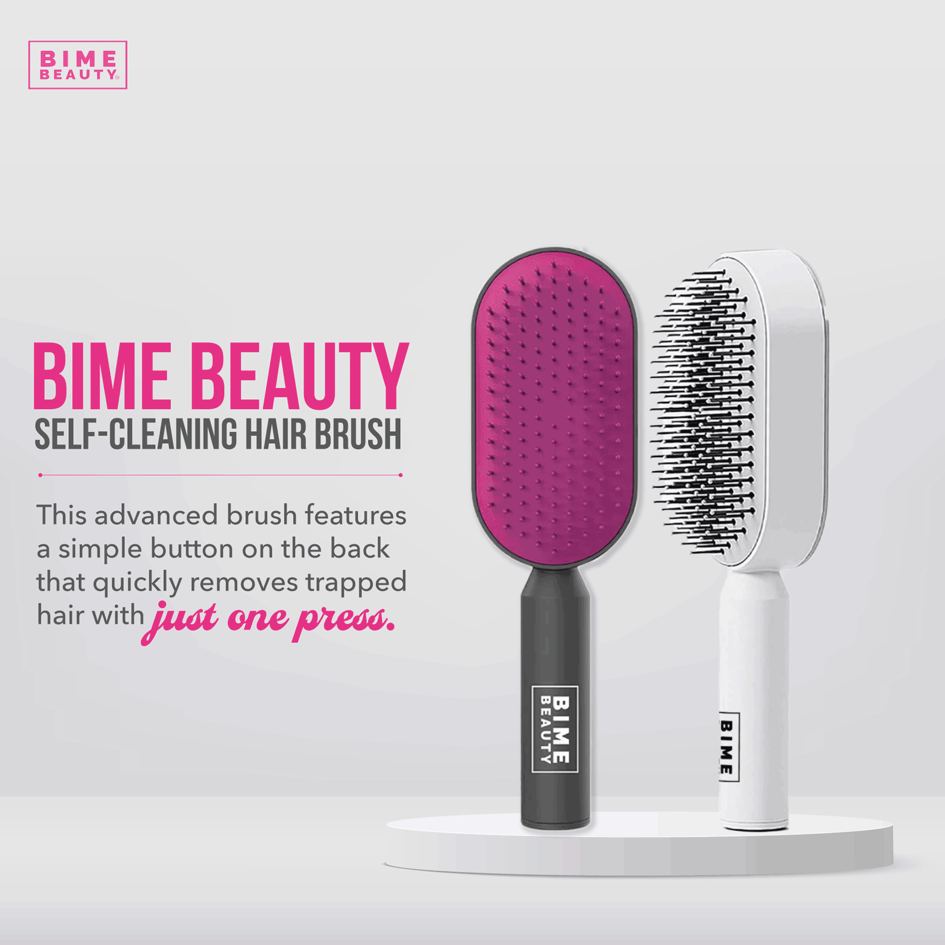 Best Sellers Bundle- Electric Eyelash Curler and Self Cleaning Hair Brush