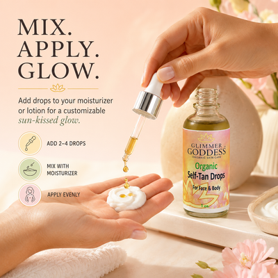 Organic Self Tan Drops – Fast Glow