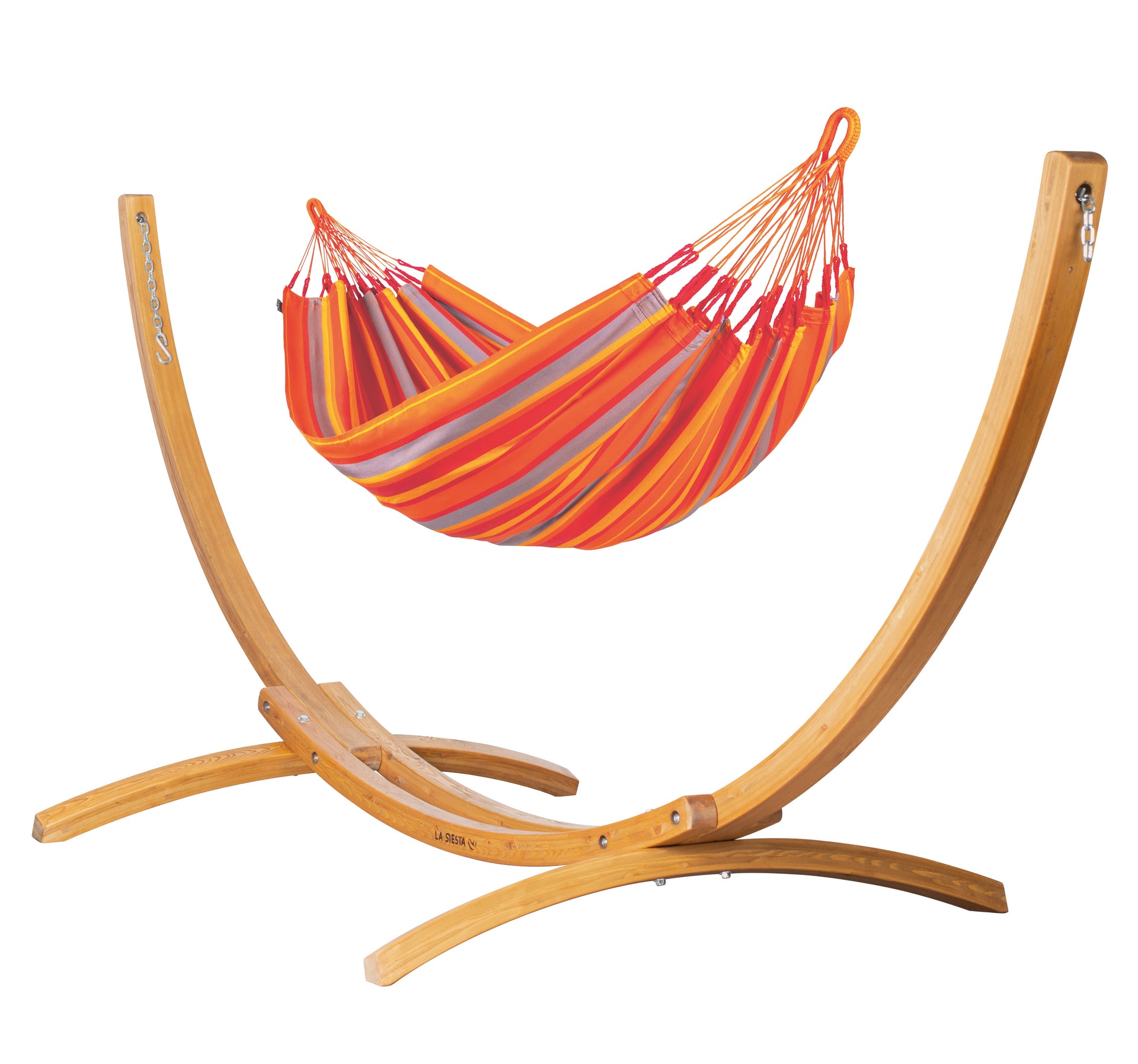 Elipso Outdoor Toucan - Weather-Resistant Double Hammock with FSC® certified Larch Stand
