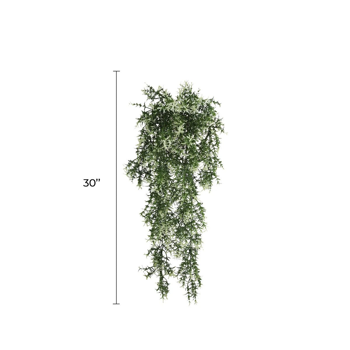 Star Jasmine Vine Artificial Hanging Plant 7.8×30in – NFPA701 Fire Rated – UV Resistant