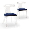 Set of 2 Elsa Velvet Chair - Wildwood