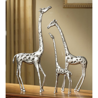Set of 3 Giraffe Family Figurines
