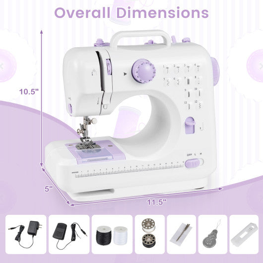 Sewing Machine and Table Set with Charging Station Folding Craft Desk and Beginner Sewing Machine