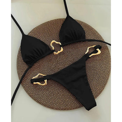 Sexy Halter Micro two piece swimsuit - Sexikinis Swim