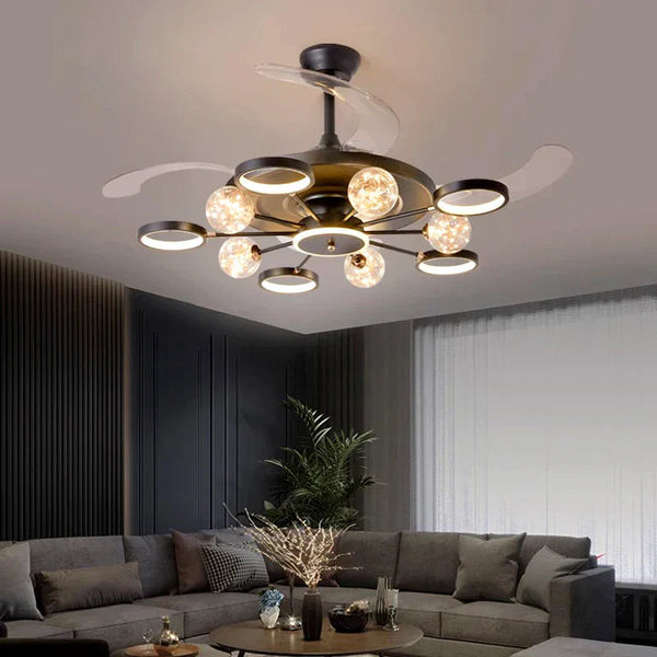 DecorBites™ Kids Bedroom Ceiling Fan with Remote Control & LED Light Decorbites