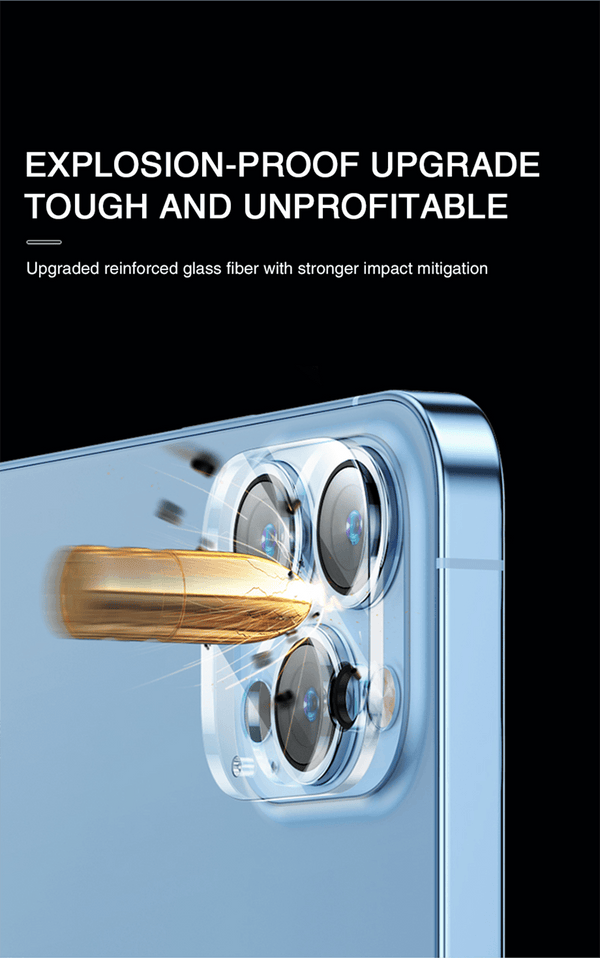 4Pc Camera Lens Protector For iPhone 14 13 12 Pro Max Full Cover Tempered Glass For iPhone 13 12 Mini Camera Protector Lens Film Camera Protective Glass For iphone