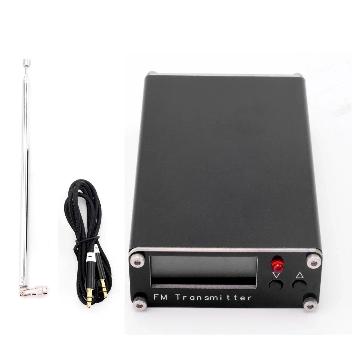 2km 0.5W FM Transmitter 76M-108Mhz Digital Display Stereo FM Transmit TYPE-C USB Churches CAR Radio Broadcast Campus Station
