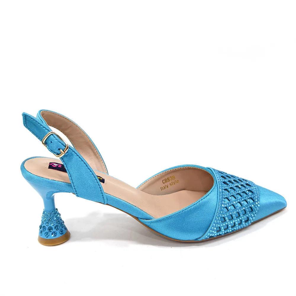 Latest Women Italian Shoes and Matching Bags TE342