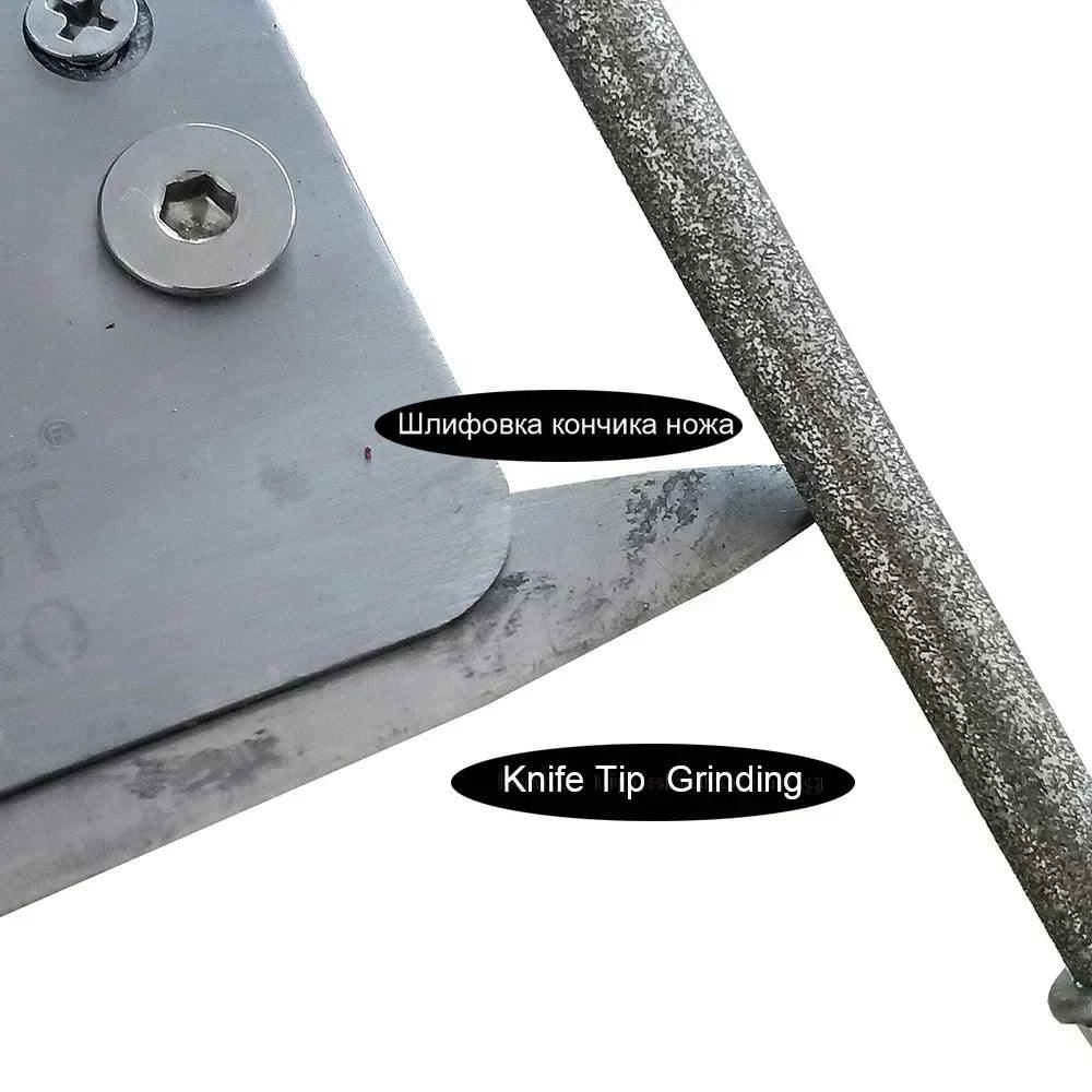 80-3000# 6mm Cylinder Diamond Stone Sharpening Bar Whetstone Match for Ruixin Sharpener Serrated Knife Scimitar Knife Grinding