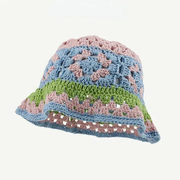 New Crochet Korean Handmade Bucket Hat - Sexikinis Swim - Gifts for You 'n Me