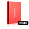 Portable External SSD, 1TB-16TB Large Capacity USB3.1 High Speed Solid State Drive, Lightweight Storage for Laptop, Desktop, Mac - 256TB / USB Type-C
