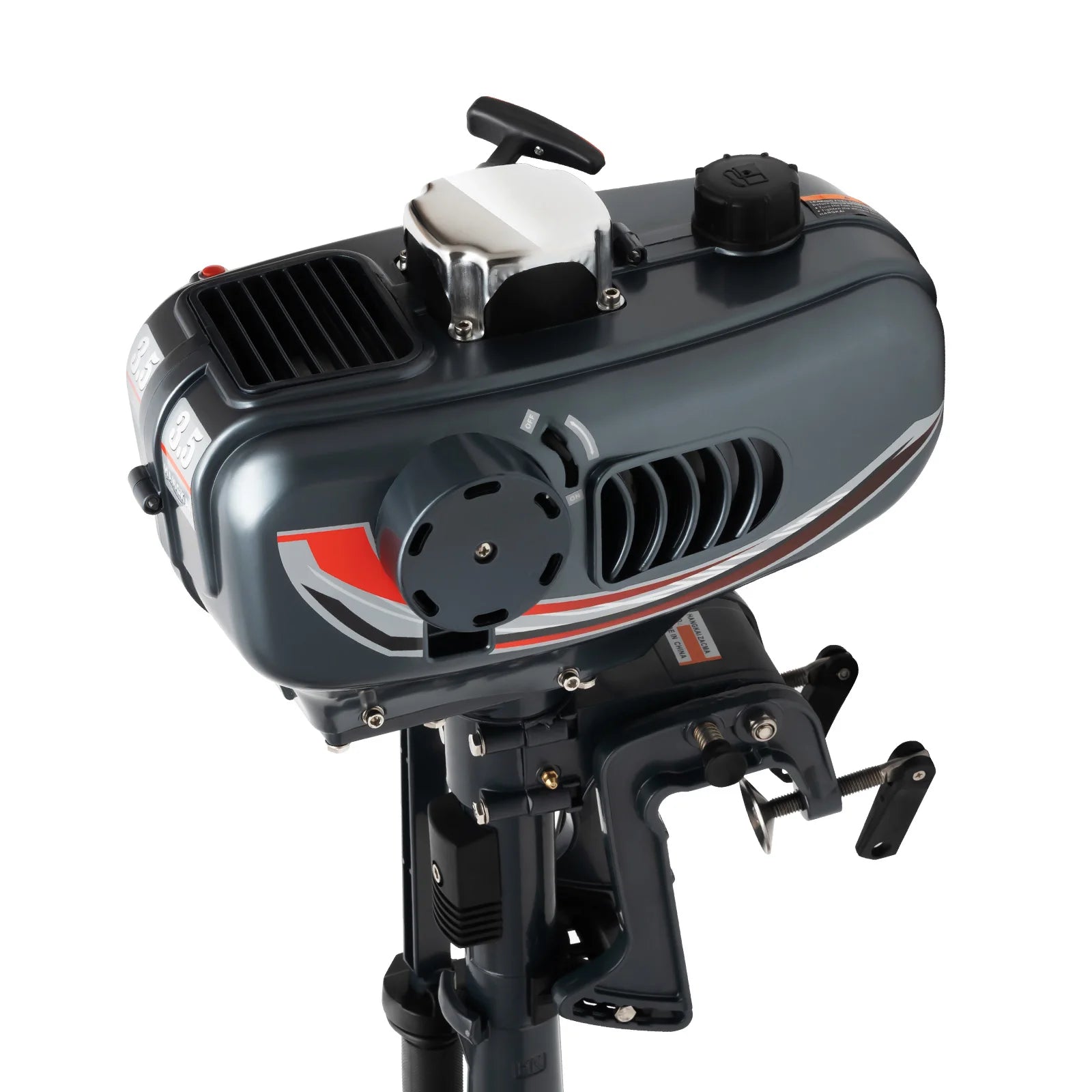 2 Stroke Outboard Motor 3.5 HP Fishing Boat Engine CDI Water Cooling Short-Shaft 2500W Water Cooled Fishing Boat  Engine
