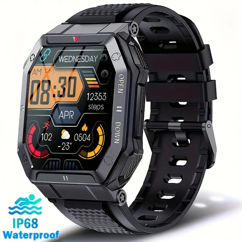 K55 outdoor three-proofing smart watch 1.85-inch large screen Bluetooth phone large battery dynamic heart rate Shop1103043274 Store (Trader) - DSER