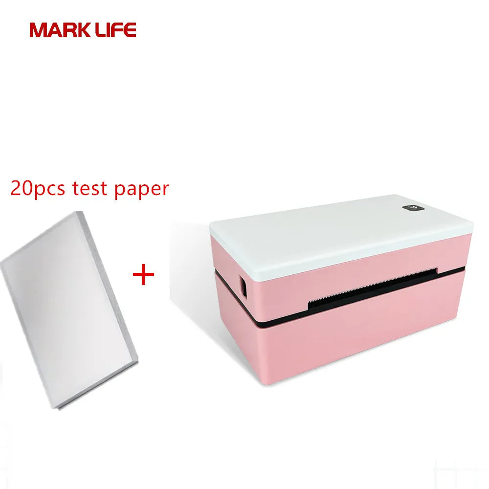 Marklife D200 Bluetooth Thermal Label Printer Small Shipping Label Printer 4X6inch Compatible with iPhone Android Mac Window