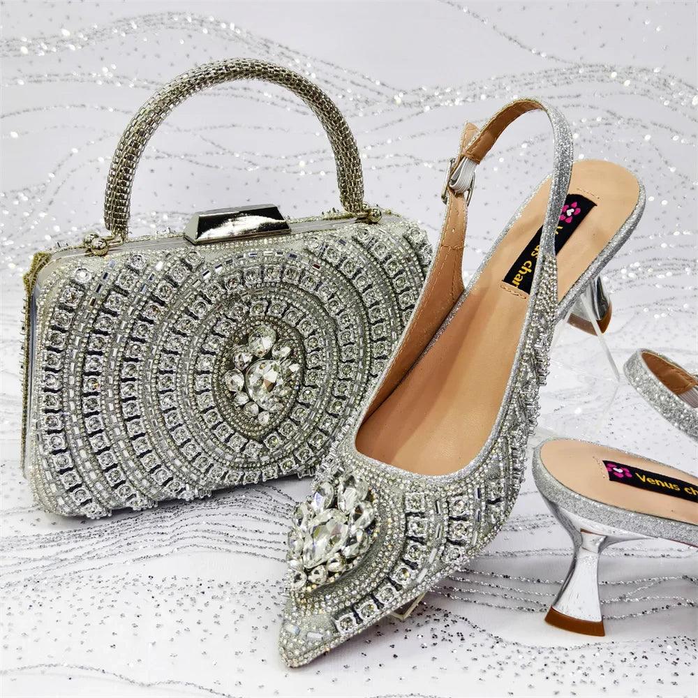 Charming Shoes And Bag Matching Set HVC1-2