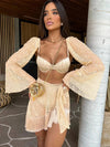 Sexy Tassel three piece swimsuit - Sexikinis Swim