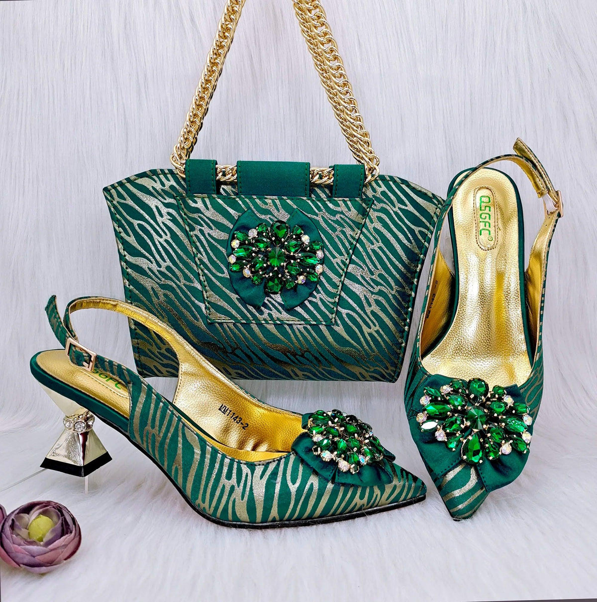 Charming Shoes And Bag Matching Set HRF1-6