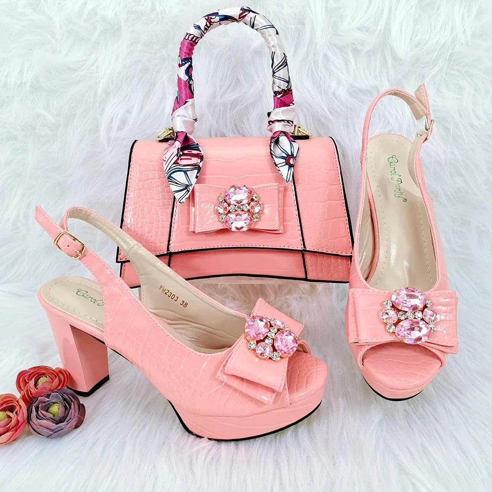 Italian Shoe and Bag Set New HFG1-23