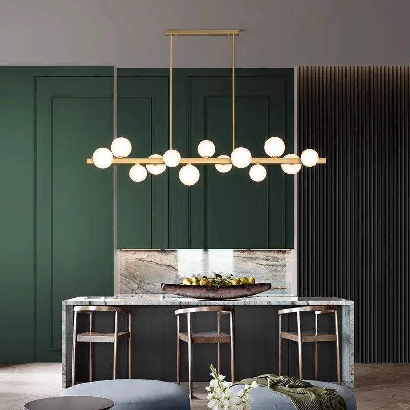 White Scandinavian LED Fixture