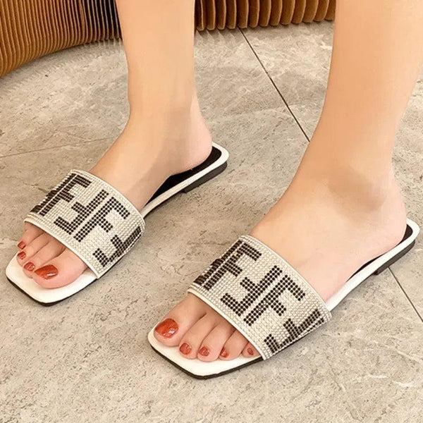 2024 Summer New Fashion Square Toe Ladies Slippers - Sexikinis Swim - Gifts for You 'n Me