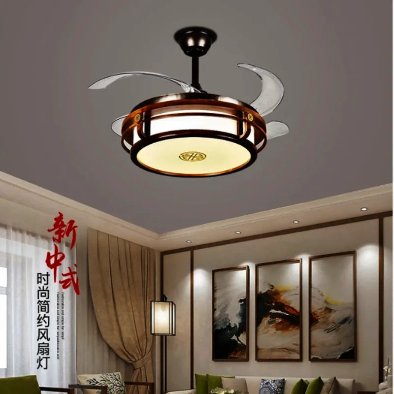 DecorBites™ LED Fan Lights with Remote Control, Modern Eco-Friendly Design, Sustainable Metal Body Decorbites