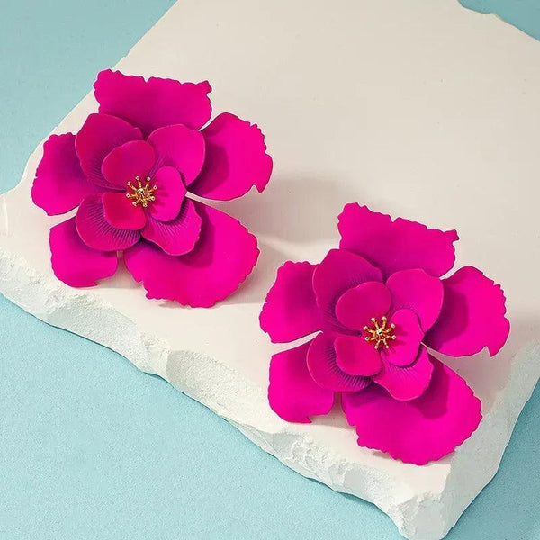 Big Flower Drop Earrings - Sexikinis Swim - Gifts for You 'n Me