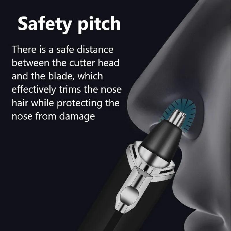 Kemei Nose Hair Trimmer Nasal Wool Implement Nose Hair Cut Washed Trimmer Clipper And Hair Razor Epilator Remover Nose Hair