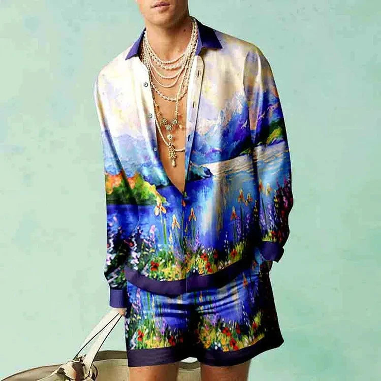 Luxury European Beach shorts set - Sexikinis Swim