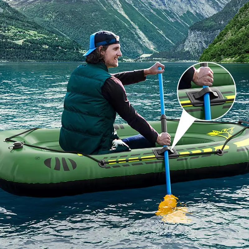 Inflatable Boat Iatable Boat Kayak Canoe Fishing Boat Portable Fishing Boat Raft for Lake with Oars Pump For Adults Fishing