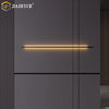 Bronze Wall Lamp - 100cm / cool white | gold