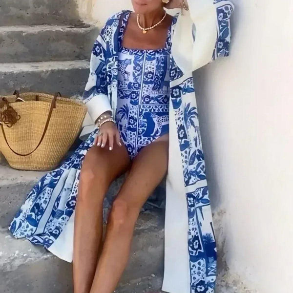 Vacay luxury two piece swimsuit with cover up - Sexikinis Swim - Gifts for You 'n Me