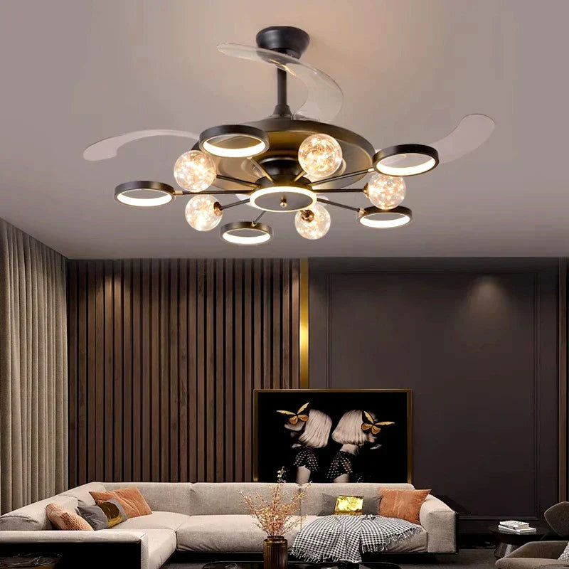 DecorBites™ Kids Bedroom Ceiling Fan with Remote Control & LED Light Decorbites