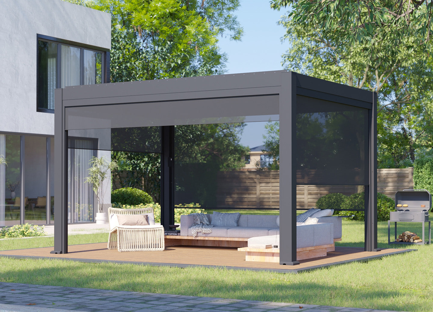 Manual Roller Shades FlexPatio